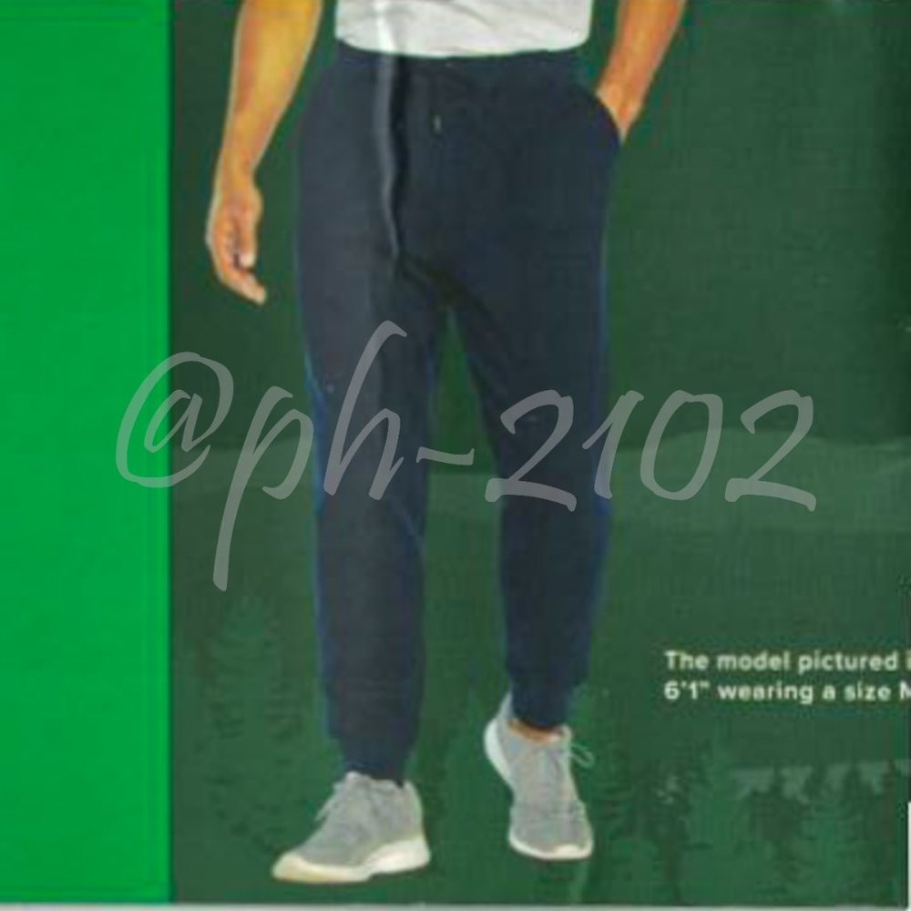Orvis Men Luxe‎ Fleece Jogger in  BLUE  L XL XXL